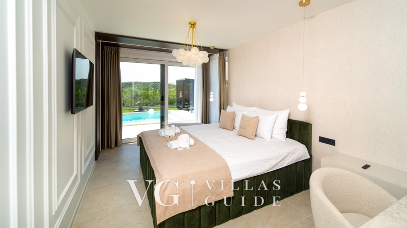 Villa Lucija Loparia pool&welness Rab Spavaća soba