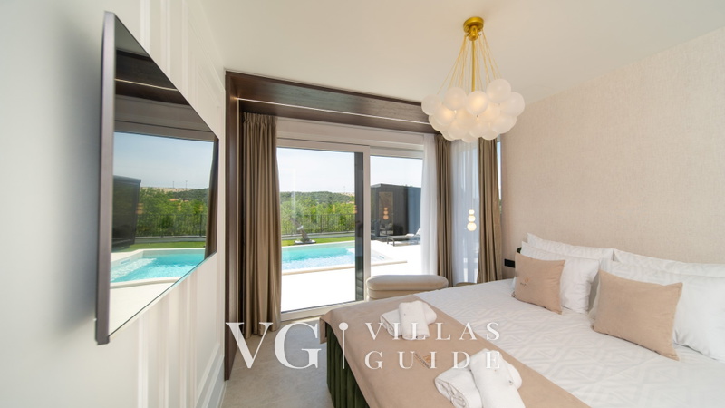 Villa Lucija Loparia pool&welness Rab Spavaća soba