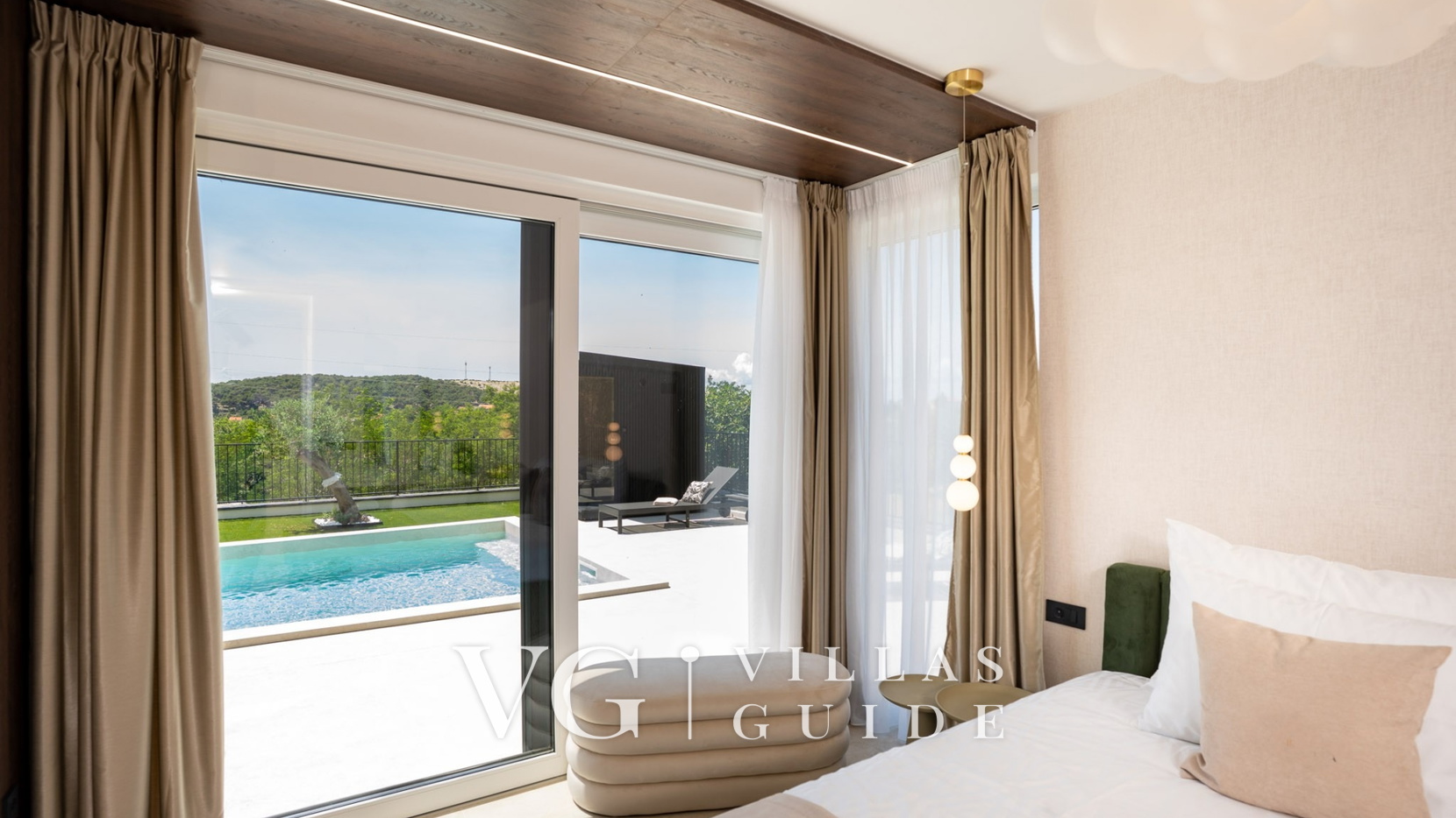 Villa Lucija Loparia pool&welness Rab Spavaća soba