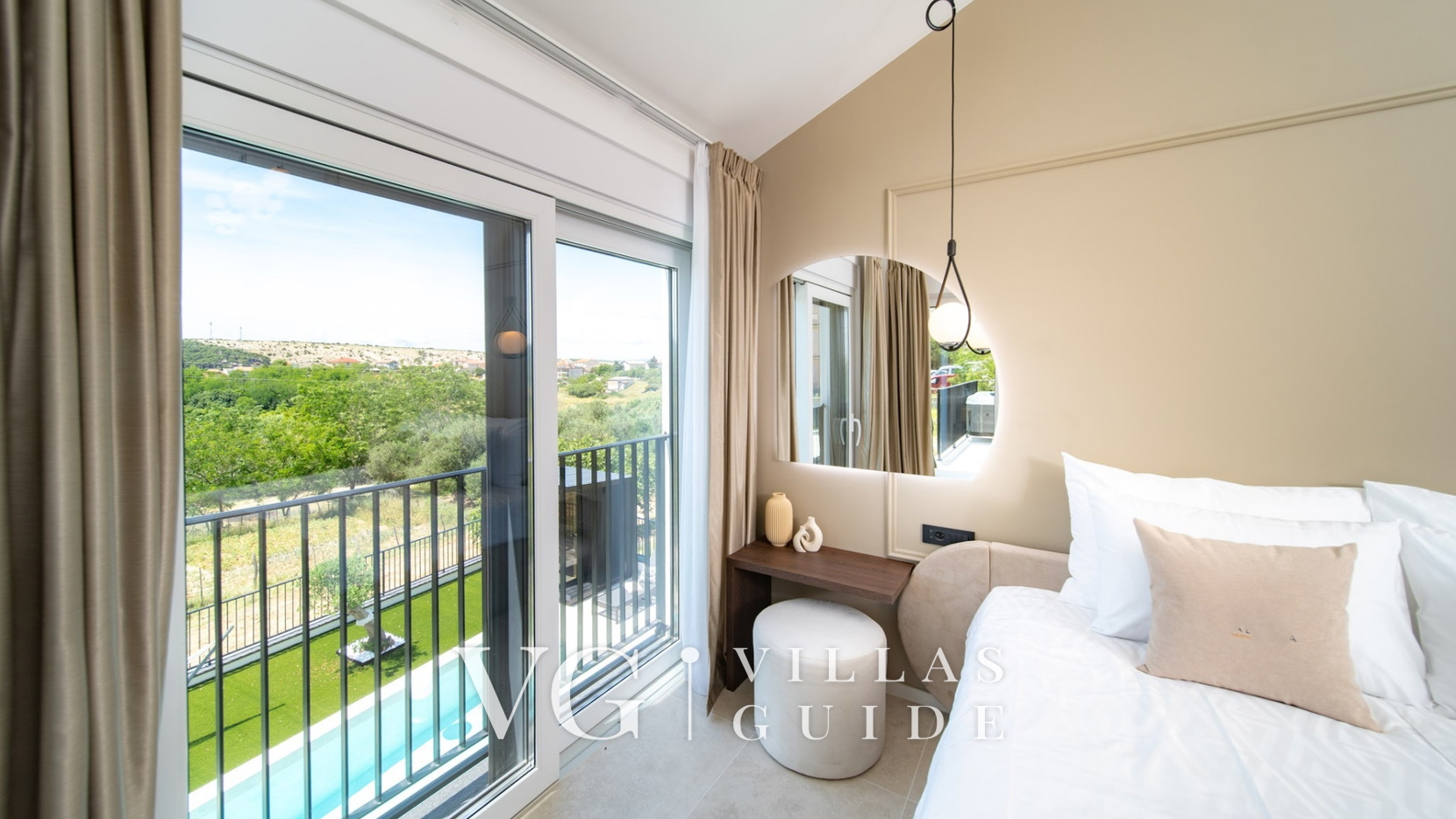 Villa Lucija Loparia pool&welness Rab Spavaća soba