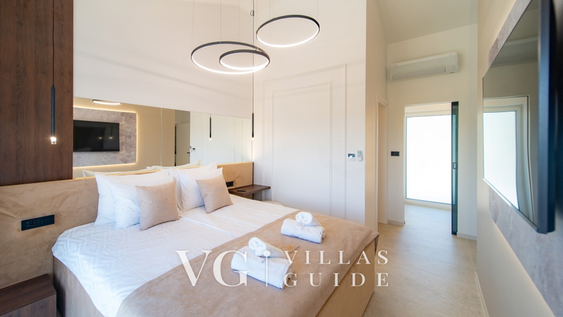 Villa Lucija Loparia pool&welness Rab Spavaća soba