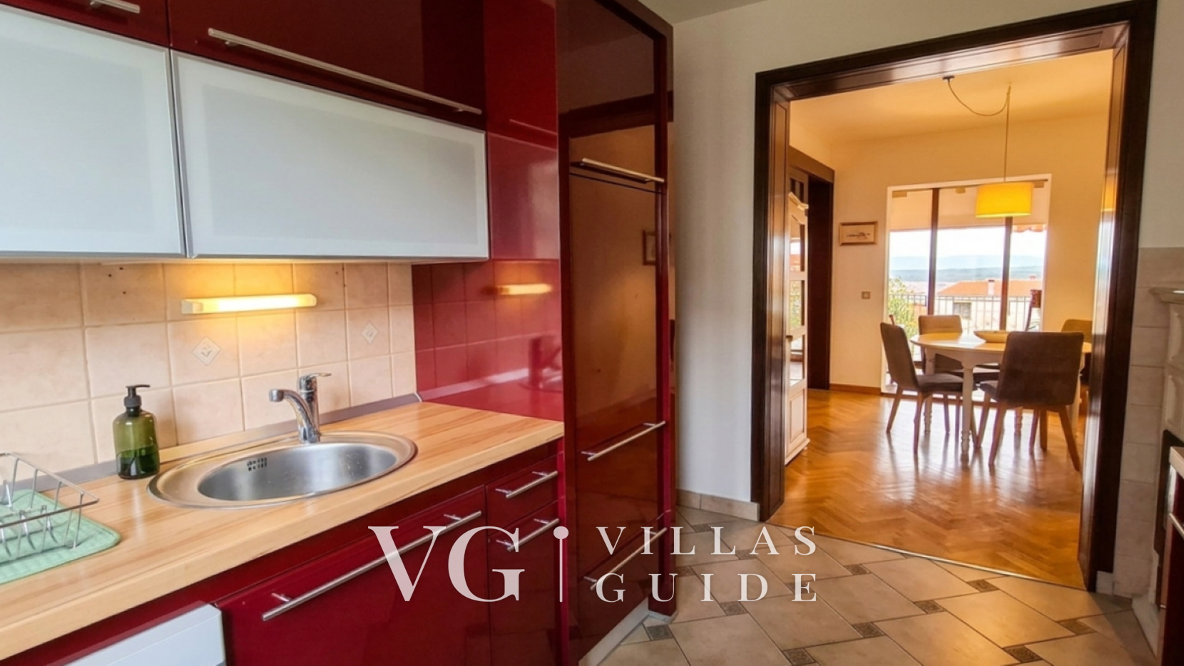 Holiday home Sparks- sea view villa with pool