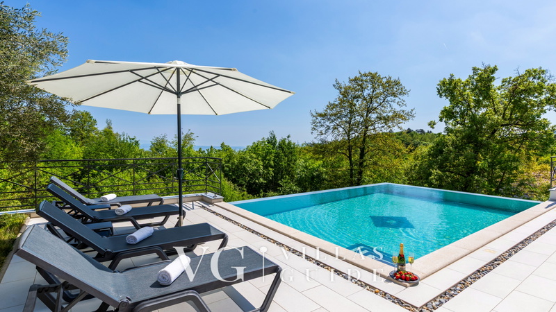 Villa De Lana pool Opatija-veprinac Bazen