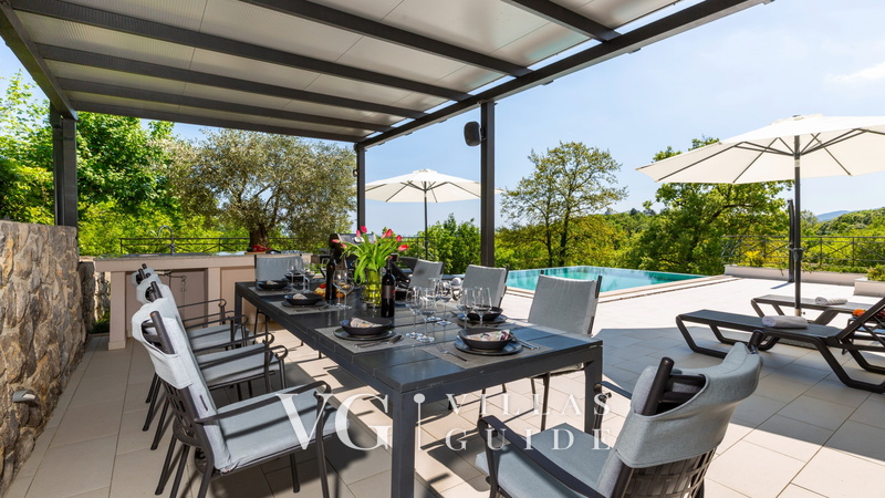 Villa De Lana pool Opatija-veprinac