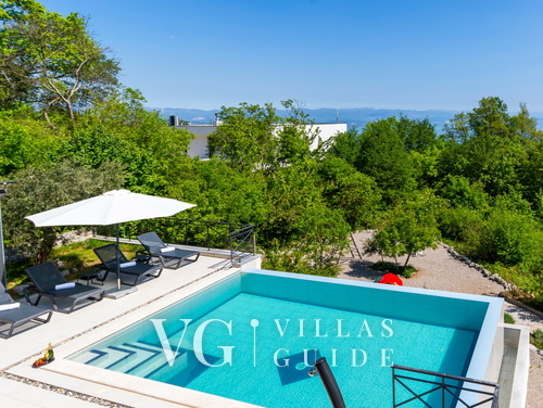 Villa De Lana pool Opatija-veprinac