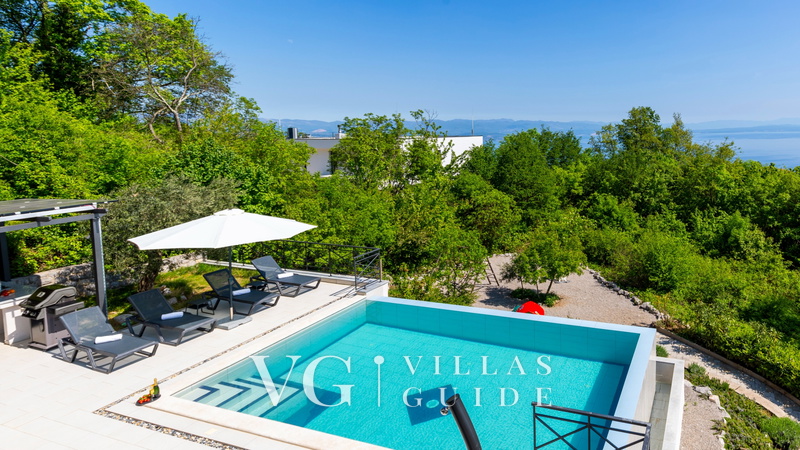 Villa De Lana pool Opatija-veprinac