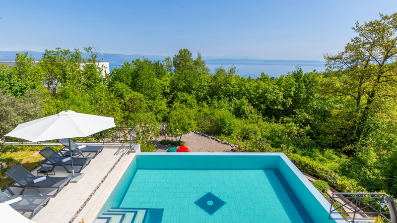 Villa Ruscus with pool Opatija Veprinac