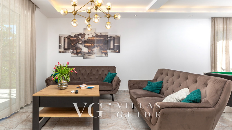 Villa De Lana pool Opatija-veprinac Dnevni boravak