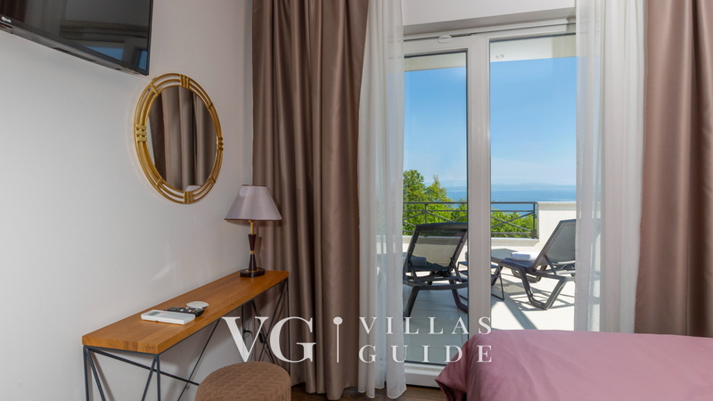 Villa De Lana pool Opatija-veprinac Spavaća soba