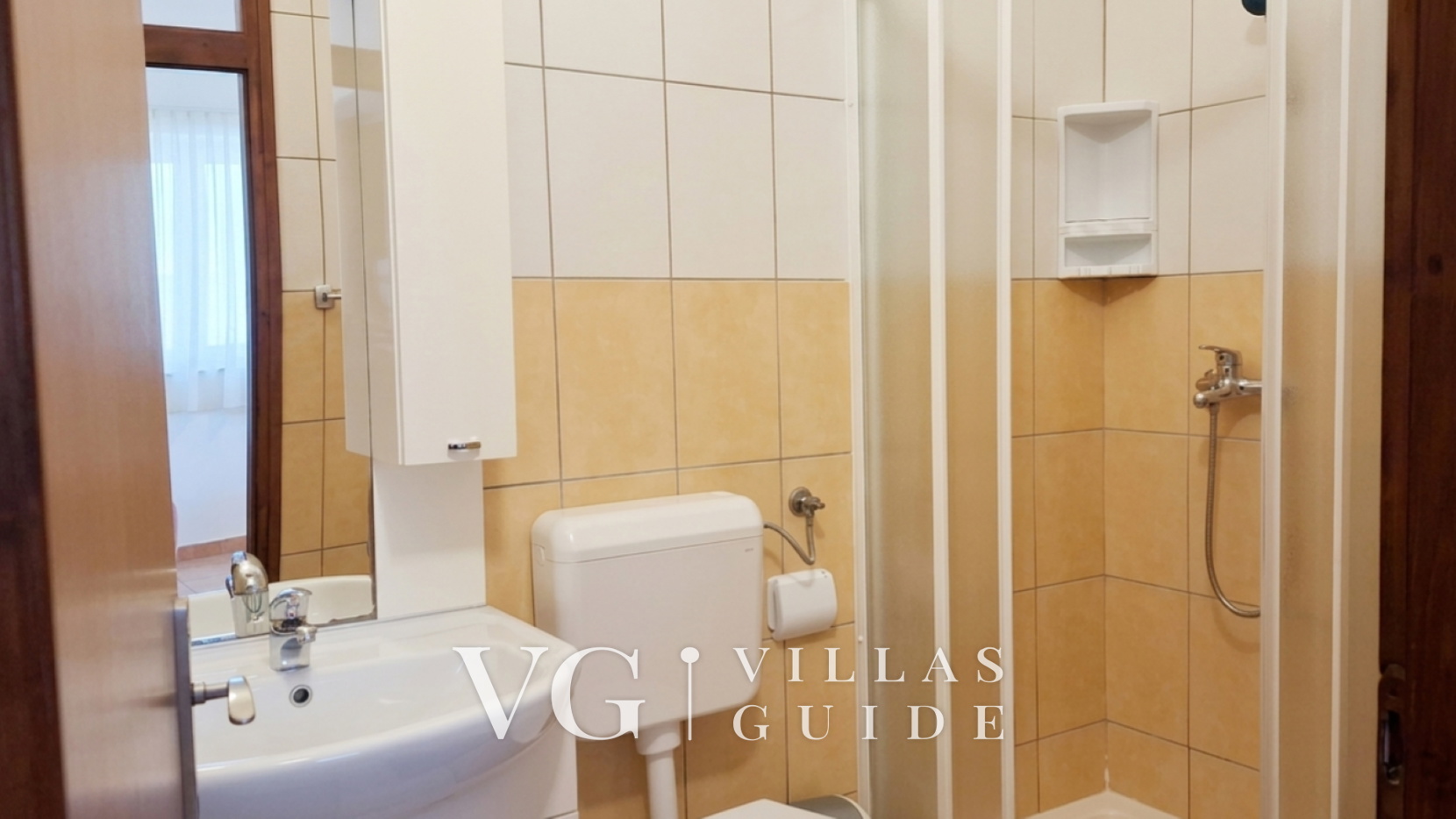 Panoramic Sea View Apartment in Punat 1 Bathroom
