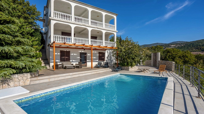 Villa Serenata pool &pet friendly Novi Vinodolski