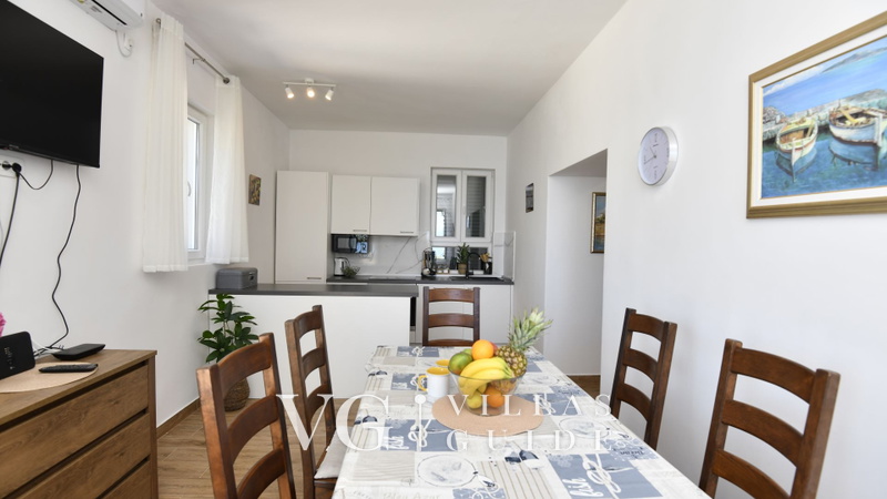 Apartman Maria - directly on the beach Dnevni boravak