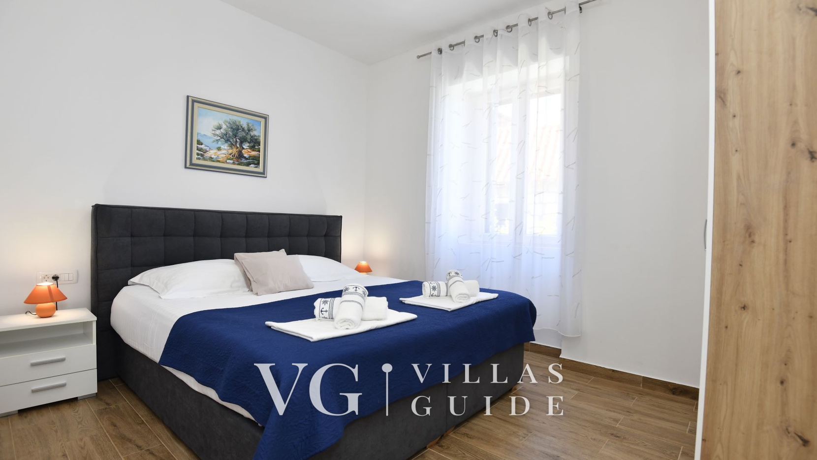 Apartman Maria - directly on the beach Spavaća soba
