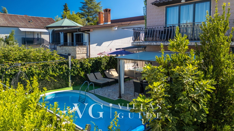 Villa Sea Miracle pool&welness Krk Garden and property exterior