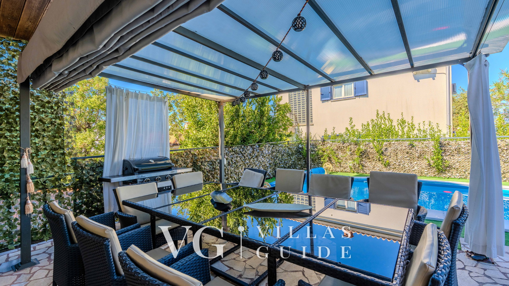 Villa Sea Miracle pool&welness Krk Garden and property exterior