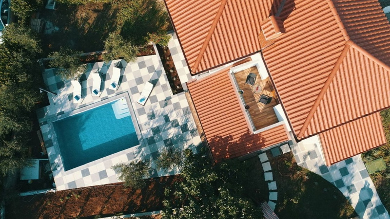 Villa Kostrena in a green oasis