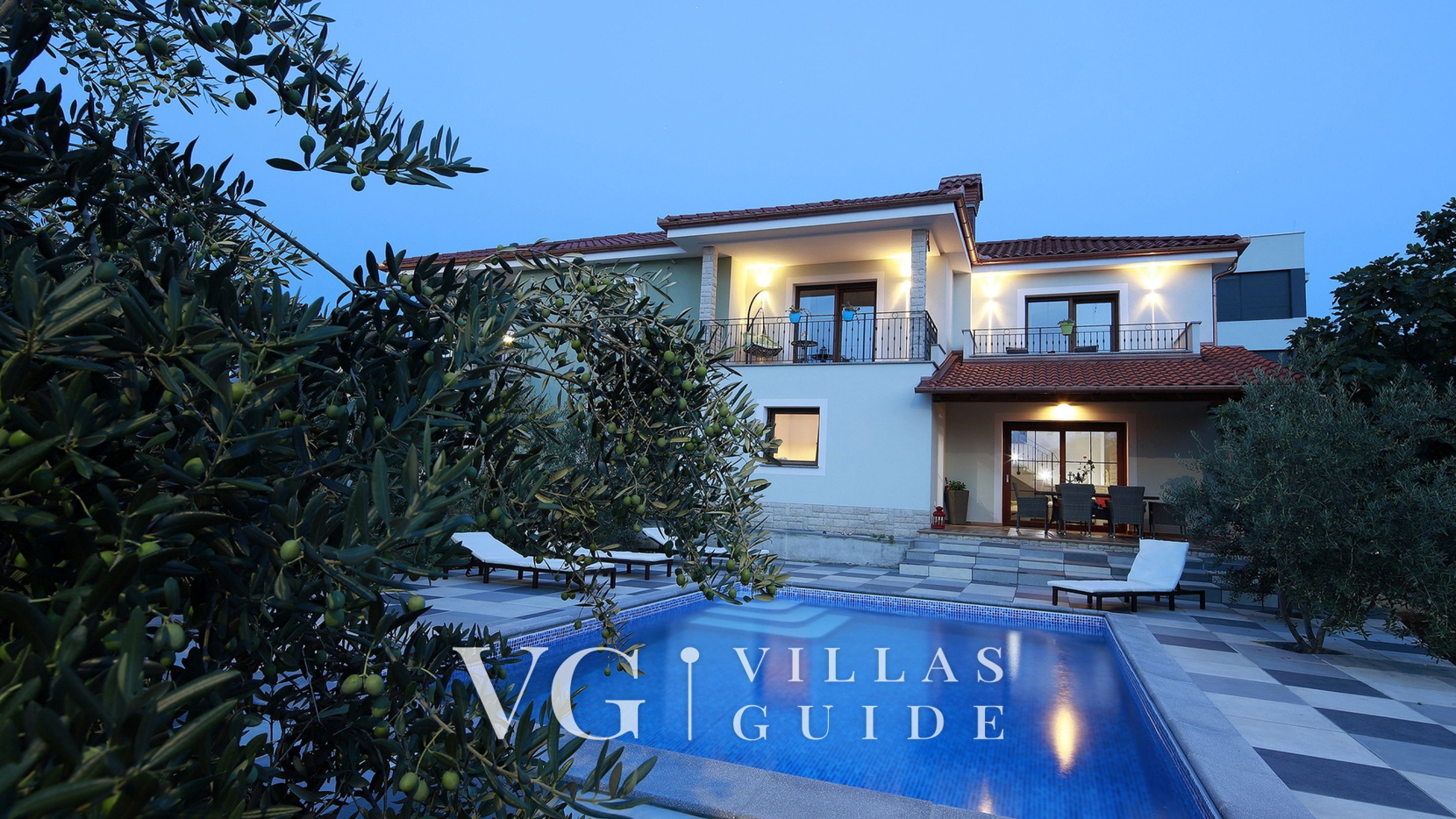Villa Kostrena in a green oasis Pool