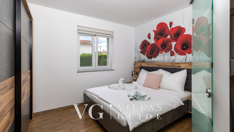 Holiday home Luna pool Opatija Kastav Schlafzimmer
