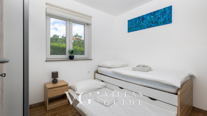 Holiday home Luna pool Opatija Kastav Schlafzimmer