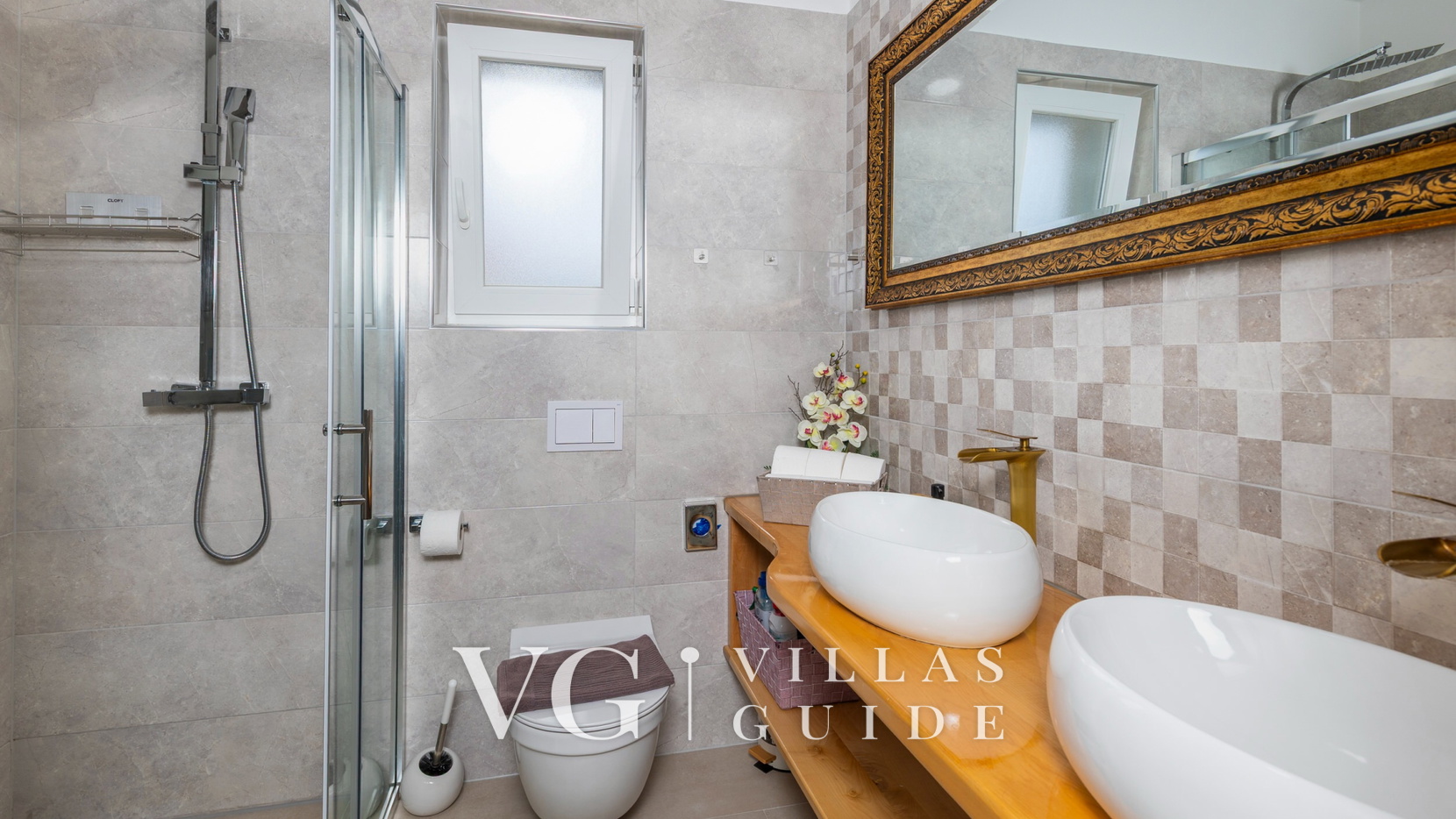 Holiday home Luna pool Opatija Kastav Badezimmer