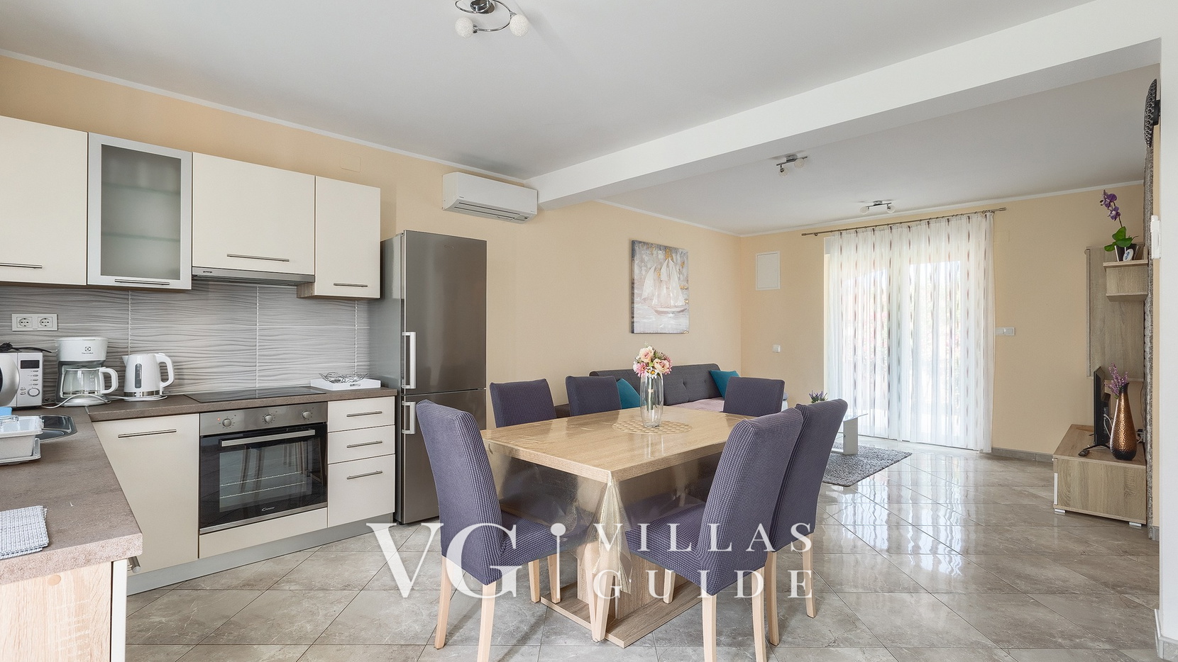 Villa Škarec 2 -Private Pool & Beach Within Walking Distance (10 min) Küche