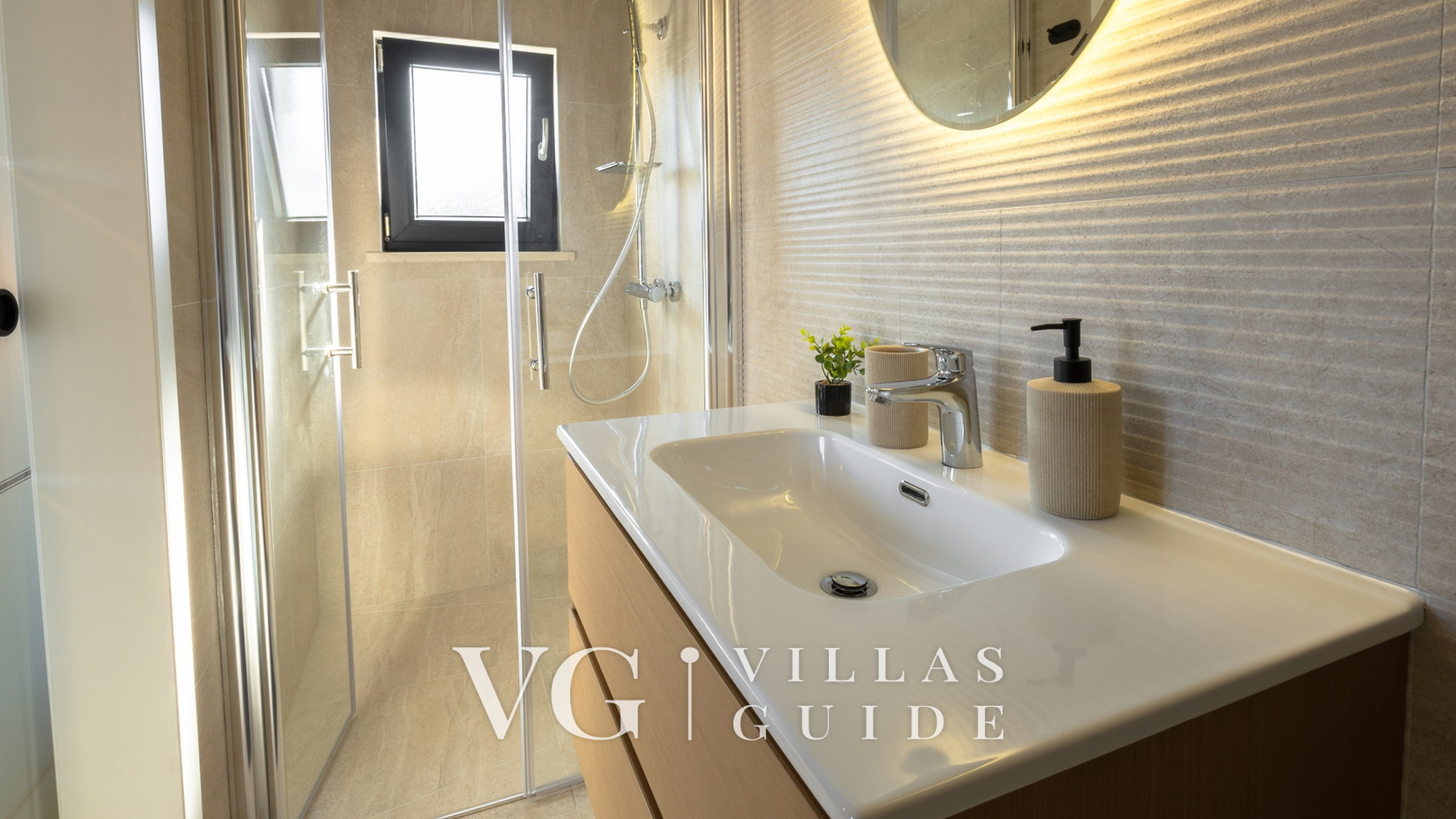 Villa Marija with sea view Badezimmer
