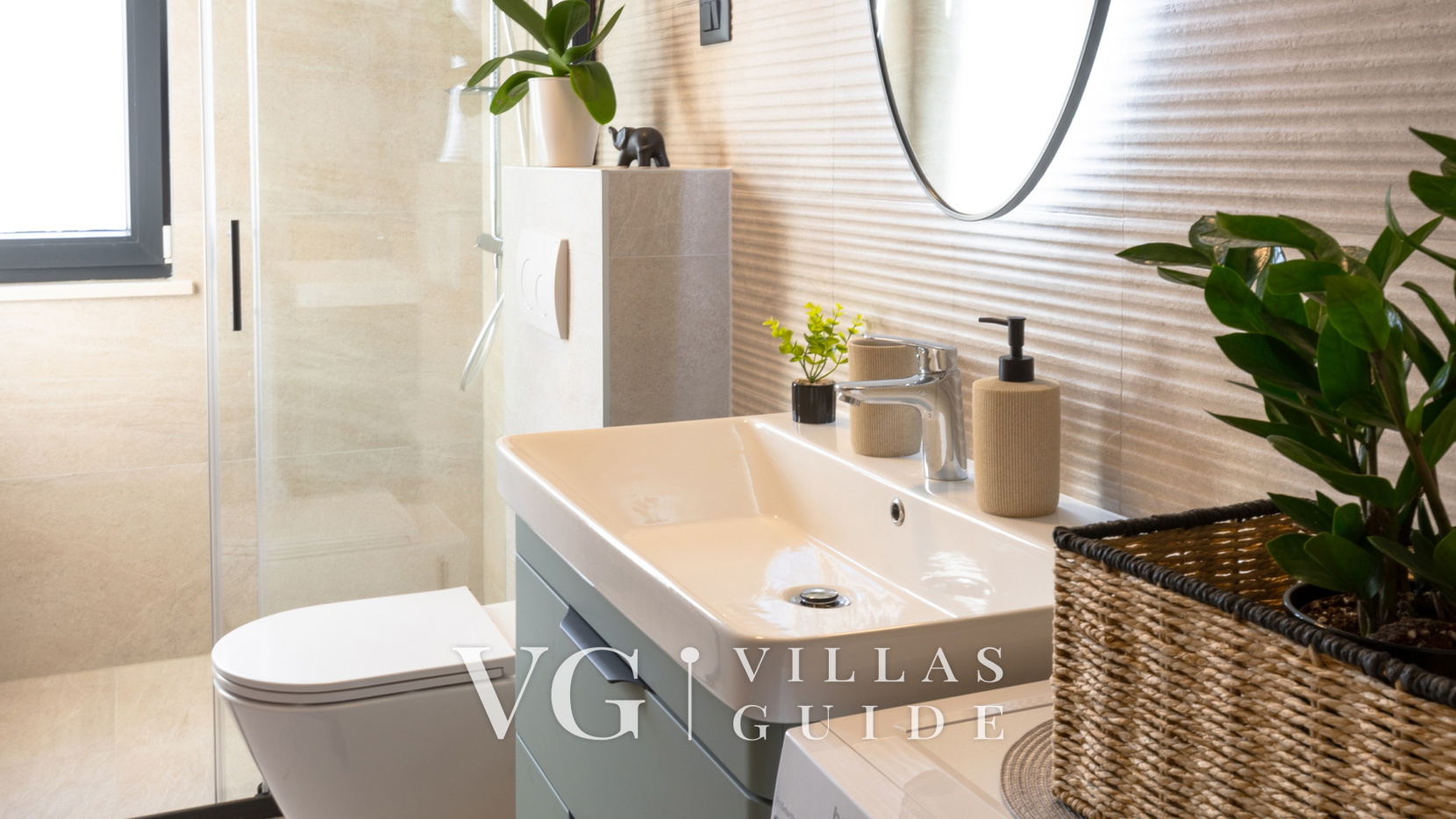 Villa Marija with sea view Badezimmer