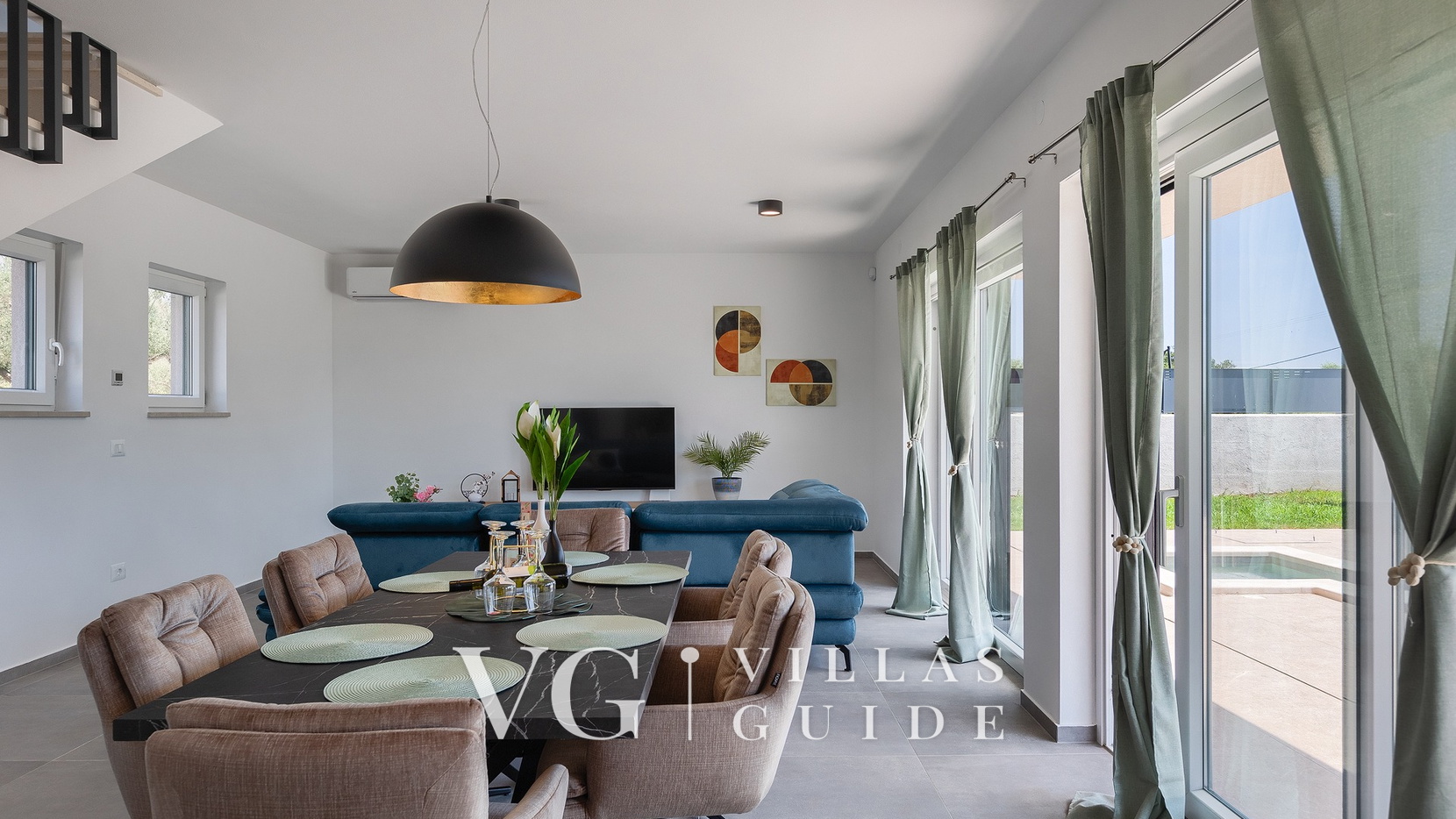 Villa Sofia - SeaView & Hydromassage Wohnzimmer