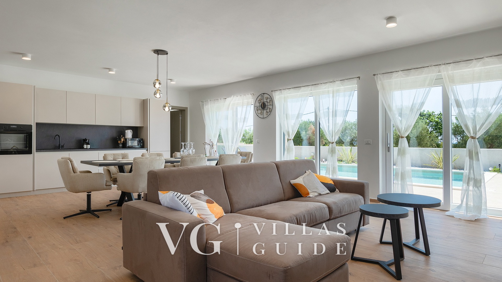 Villa Moon - SeaView & Hydromassage Wohnzimmer