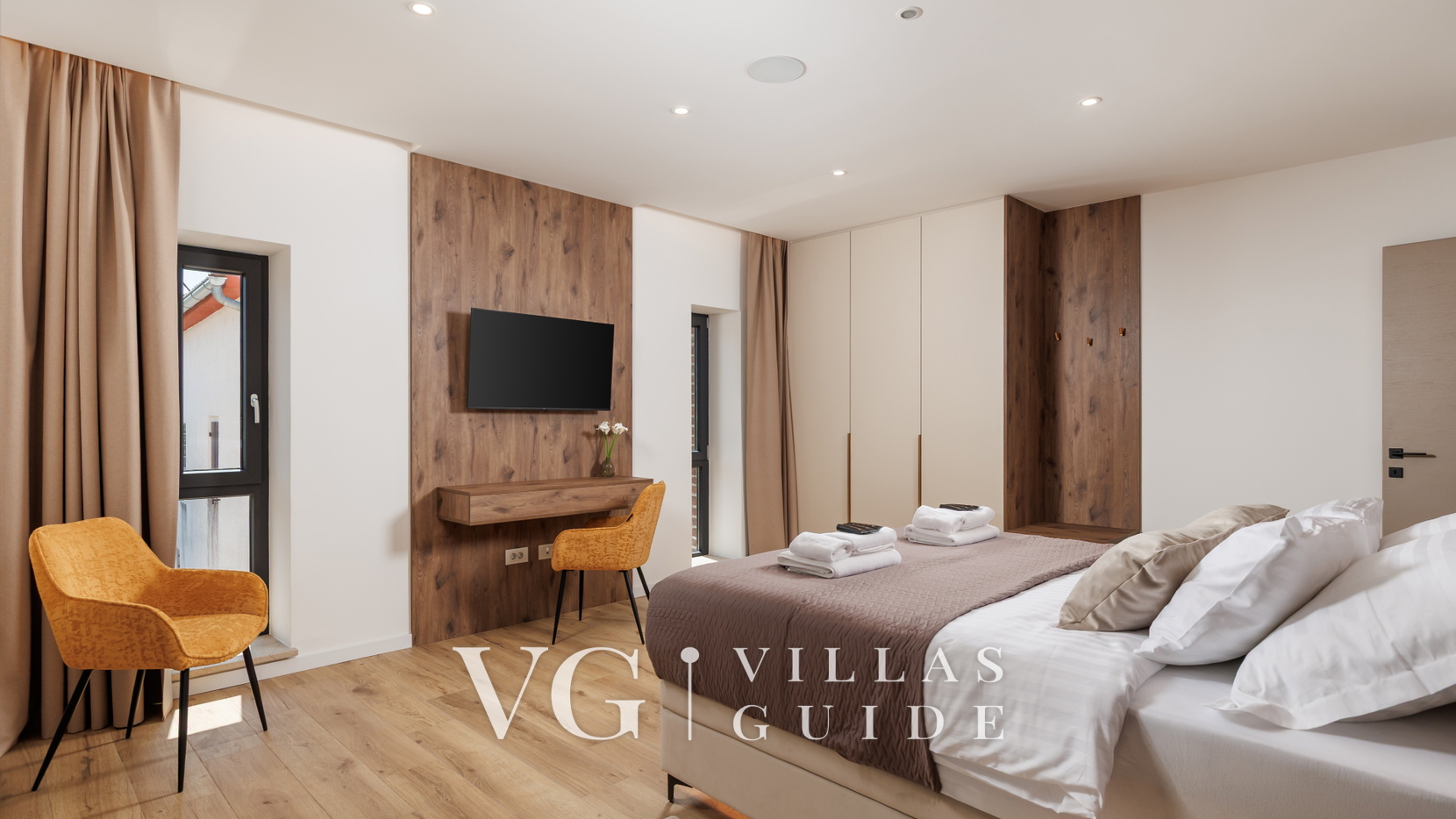 Villa Lithos Schlafzimmer