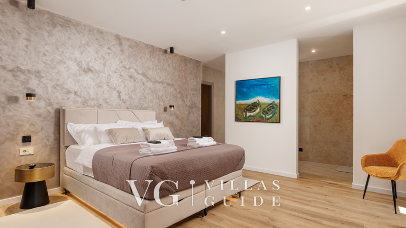 Villa Lithos Schlafzimmer