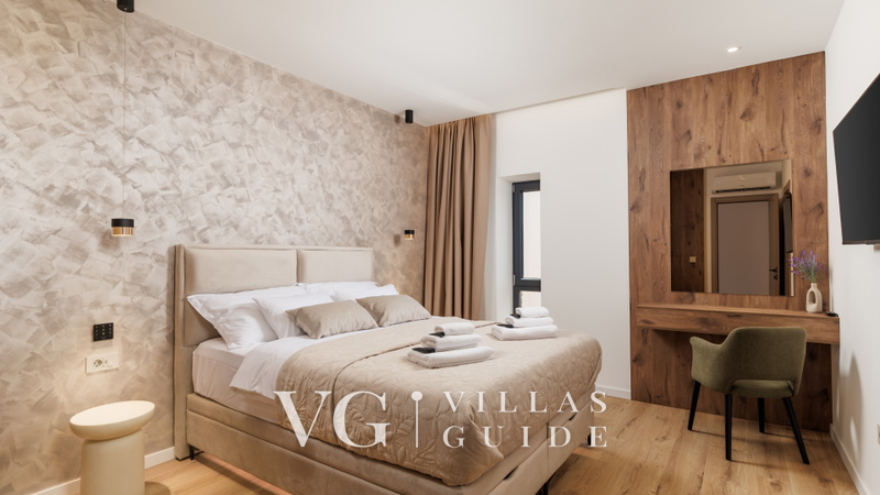 Villa Lithos Schlafzimmer