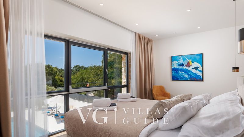 Villa Lithos Schlafzimmer