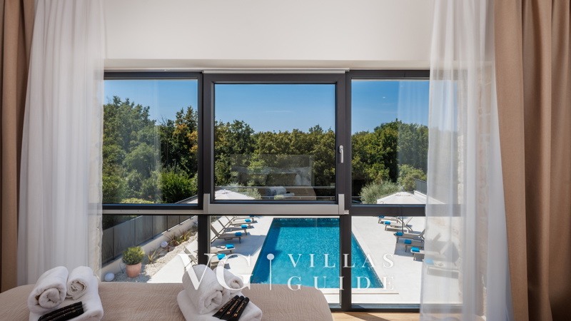 Villa Lithos Schlafzimmer