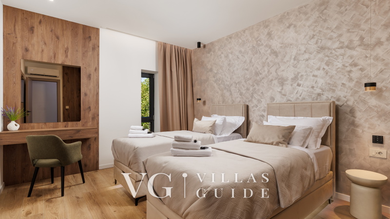 Villa Lithos Schlafzimmer