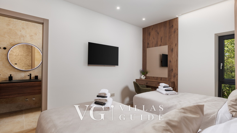 Villa Lithos Schlafzimmer