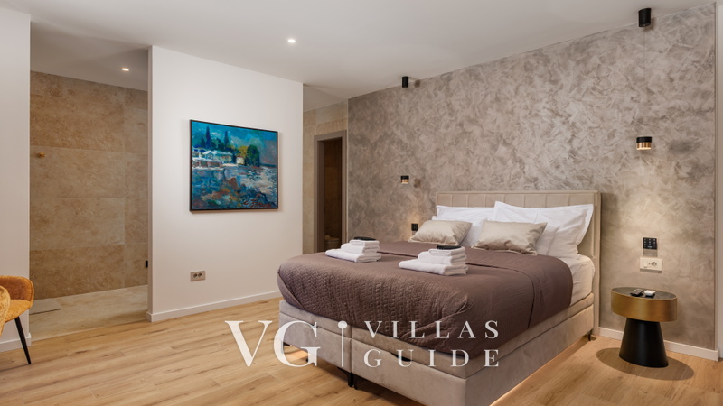 Villa Lithos Schlafzimmer