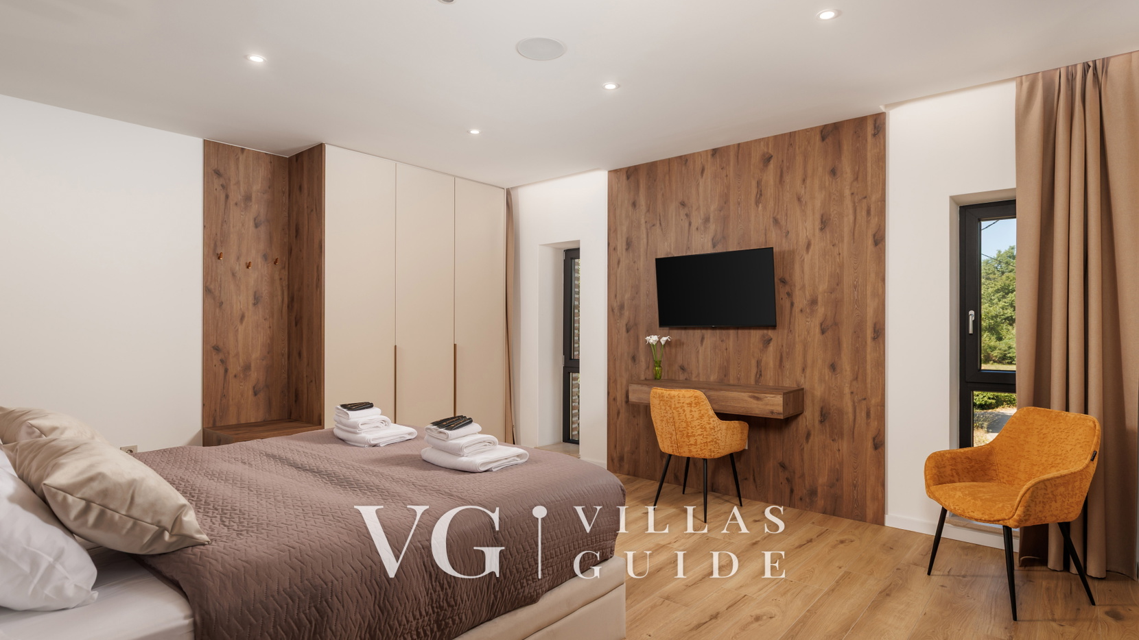 Villa Lithos Schlafzimmer