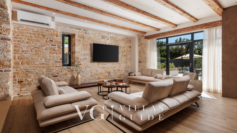 Villa Lithos Wohnzimmer