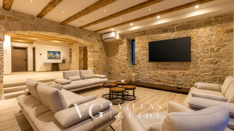 Villa Lithos Wohnzimmer