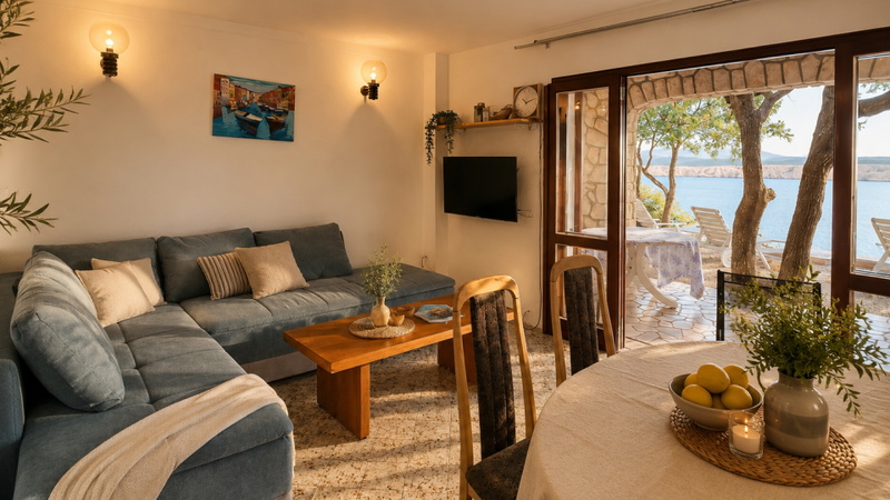 Holiday home view beachfront Jadranovo