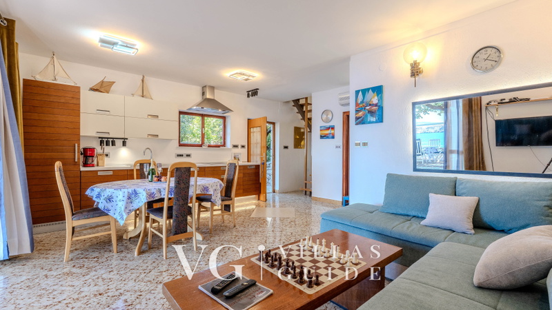 Holiday home view beachfront Jadranovo Dnevni boravak