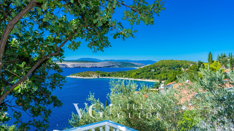 Holiday home view beachfront Jadranovo Spavaća soba