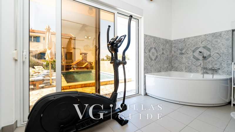 Apartmani villa Ana with pool 2 Ražanac wellness