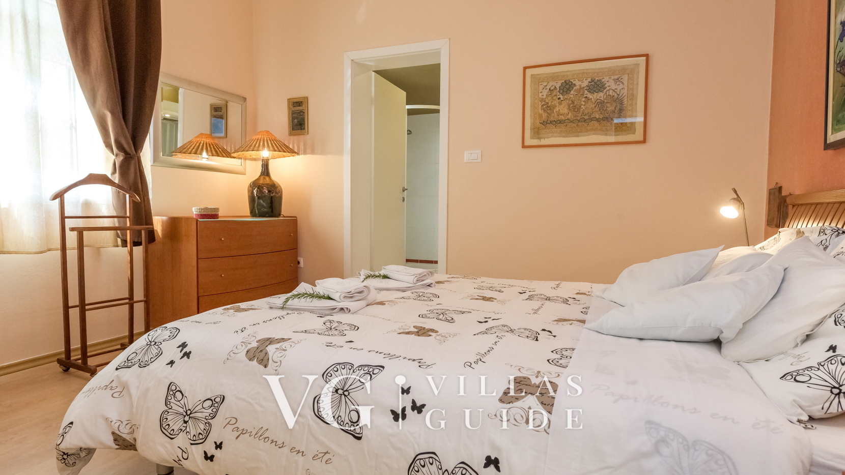 Vila Maja with pool Molat Spavaća soba