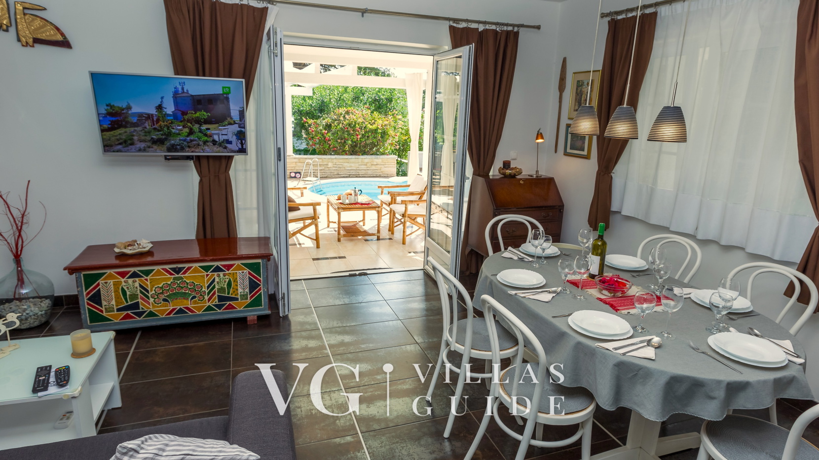 Vila Maja with pool Molat Dnevni boravak