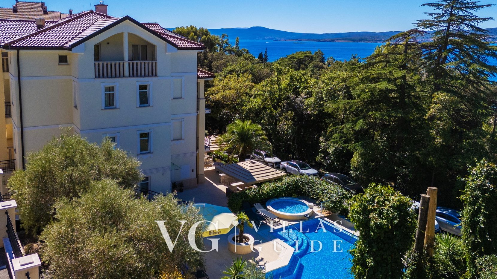 Apartman Villa Emilia pool Crikvenica Garten und Außenbereich
