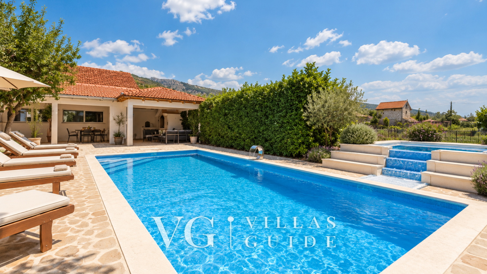 Villa Nikol Garden and property exterior