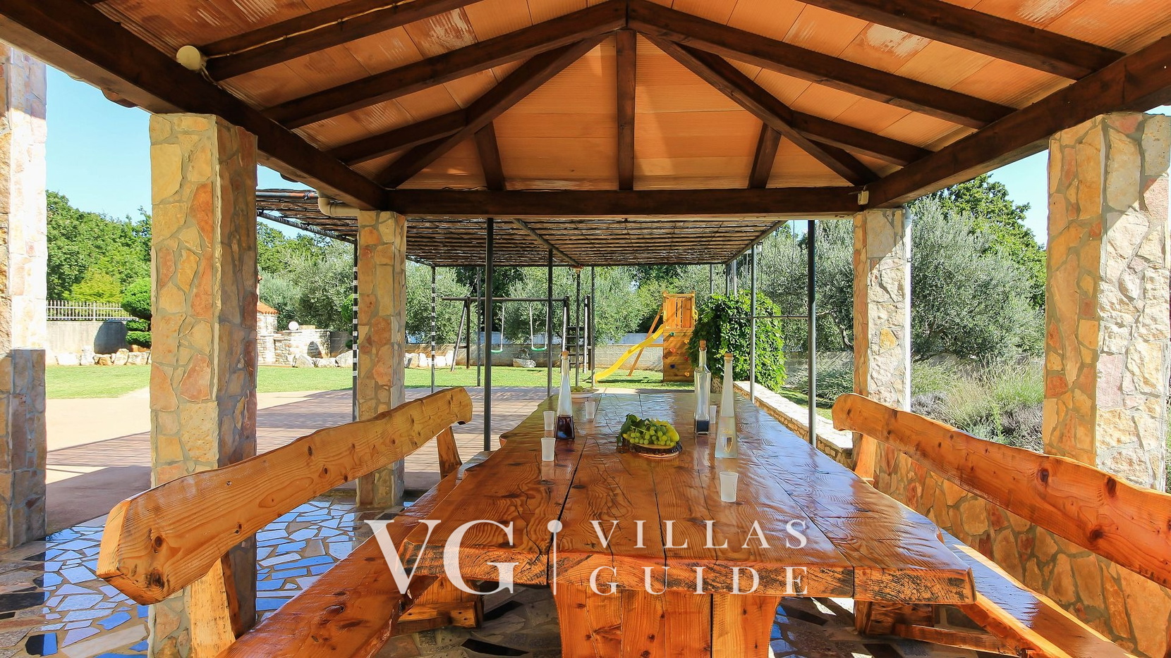 Villa Valter Garten und Außenbereich