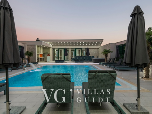 Villa President with a heated pool, wellness, and amenities